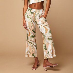 NWT Beach Riot Hailey Pant Marble